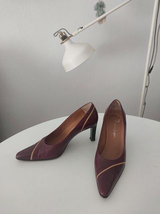 Zapatos tacón mujer Burdeos Talla 42
