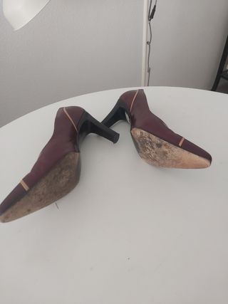 Zapatos tacón mujer Burdeos Talla 42