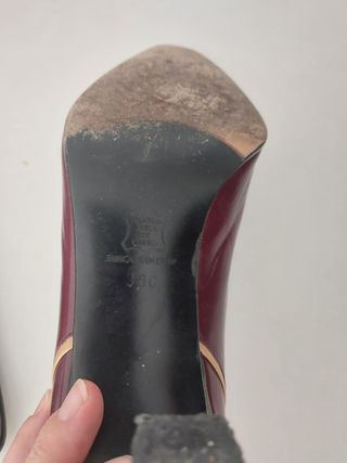 Zapatos tacón mujer Burdeos Talla 42