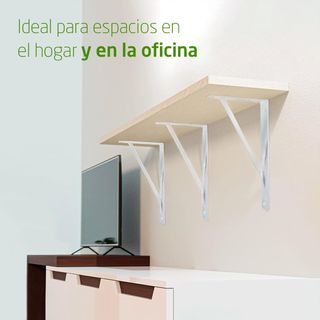 2x Amig - Soporte para Estanterías Escuadras