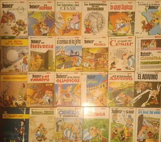 Lote de 24 cómics – 21 de Astérix + 3 de Lucky Luk