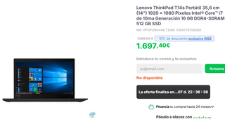 Lenovo t14s i7 10gen