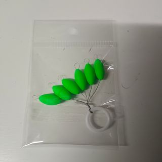 6 Flotadores Pesca Verde 15mm
