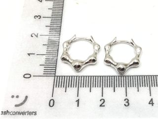 argollas plata 925mm