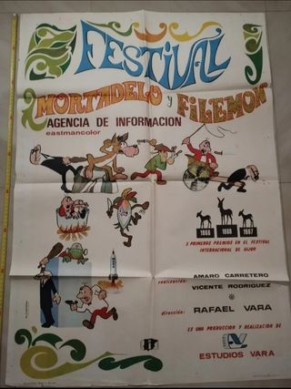 Cartel Mortadelo y Filemón: Festival
