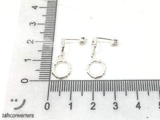 pendientes plata 925mm