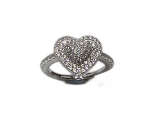 anillo plata 925mm con piedra con circonita