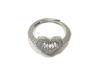 anillo plata 925mm con piedra con circonita