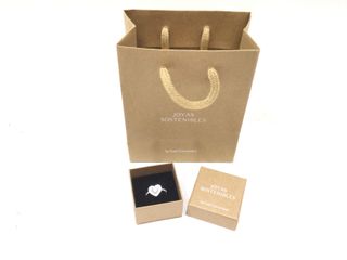 anillo plata 925mm con piedra con circonita