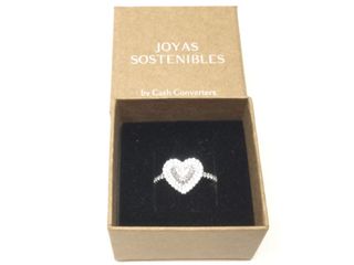 anillo plata 925mm con piedra con circonita