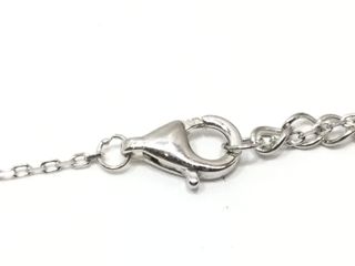 collar plata 925mm con piedra con circonita 19 5cm