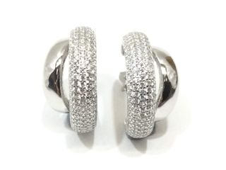 pendientes plata 925mm con piedra con circonita