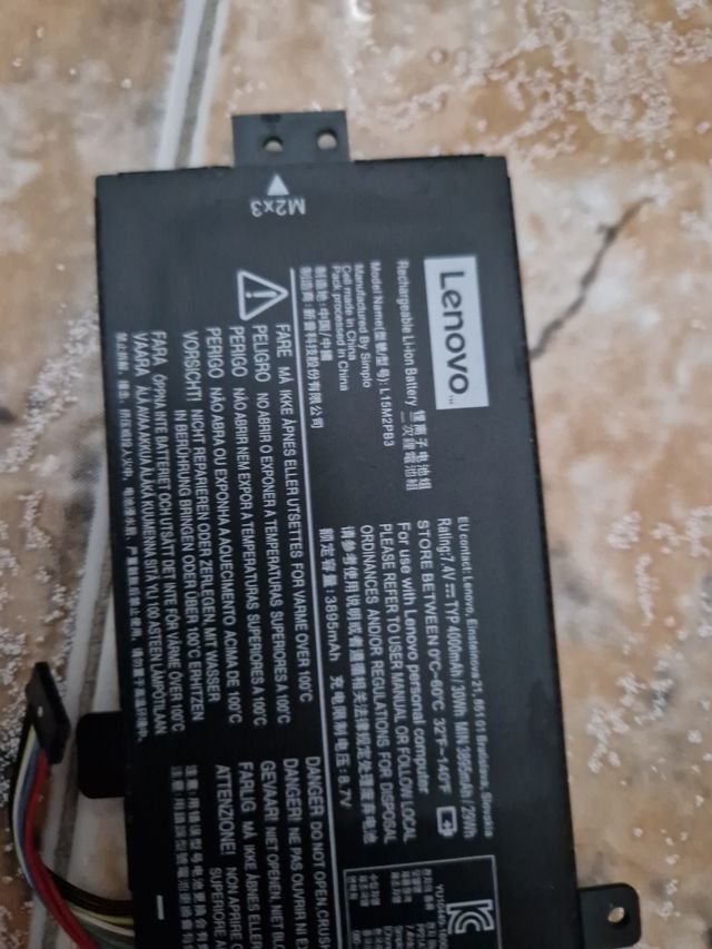 Baterías Lenovo usadas