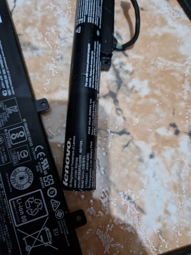 Baterías Lenovo usadas