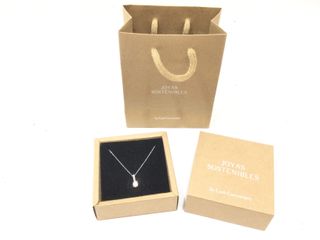 cadena plata 925mm con piedra con circonita 22cm