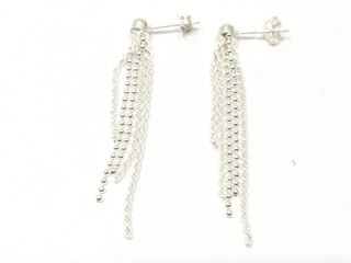 pendientes plata 925mm