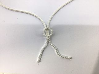 collar plata 925mm con piedra con circonita 23cm