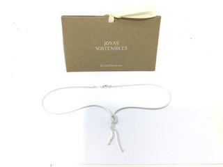 collar plata 925mm con piedra con circonita 23cm