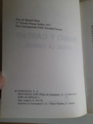 Diario y cartas desde la cárcel – Eva Forest