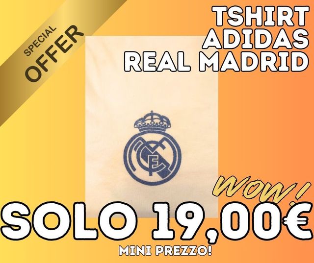 T-shirt Adidas Real Madrid 35o titolo – Taglia M