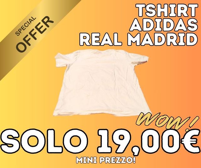 T-shirt Adidas Real Madrid 35o titolo – Taglia M