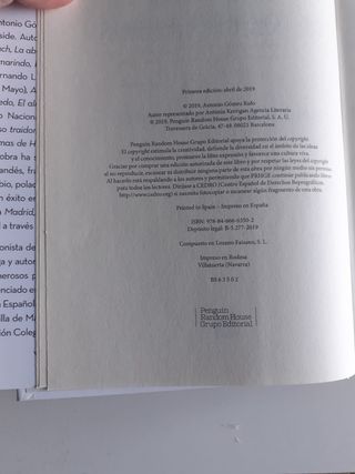 El idioma de los recuerdos. Antonio Gómez Rufo
