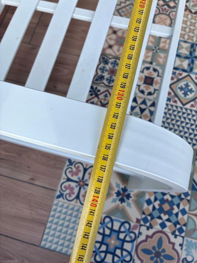 Conjunto jardín aluminio blanco - 2 sillones + sof