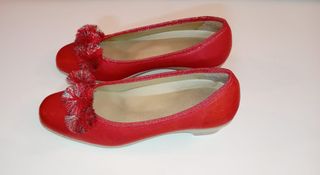 Zapatos rojos mujer tacón bajo