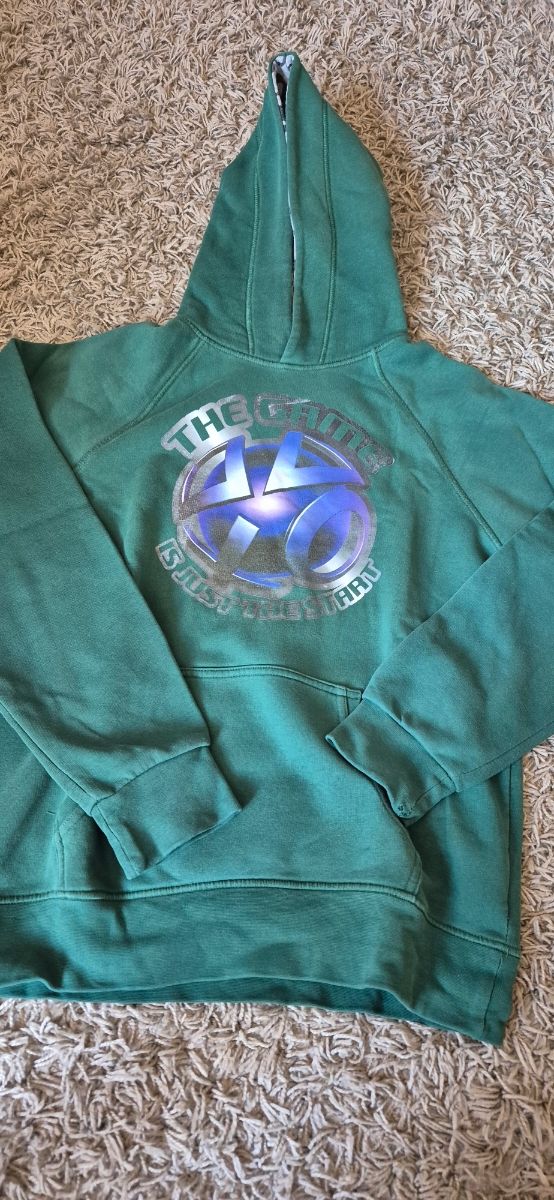 Felpa verde uomo taglia M