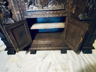 Armario tallado madera antiguo