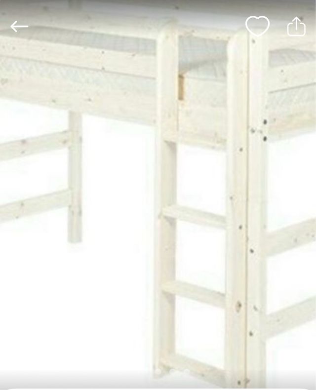 Estructura cama-semialta FLEXA escalera+laterales