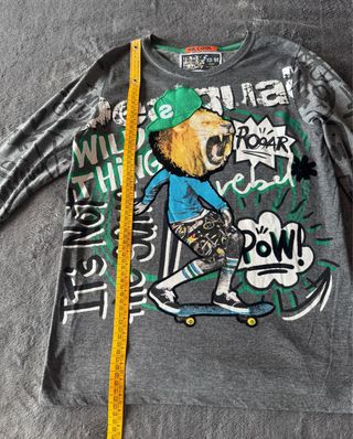 T-shirt Desigual bimbo maniche lunghe