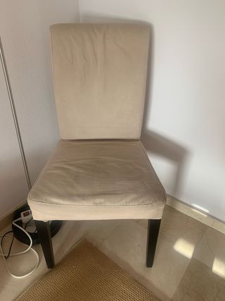 2 Sillas Comedor BERGMUND Beige