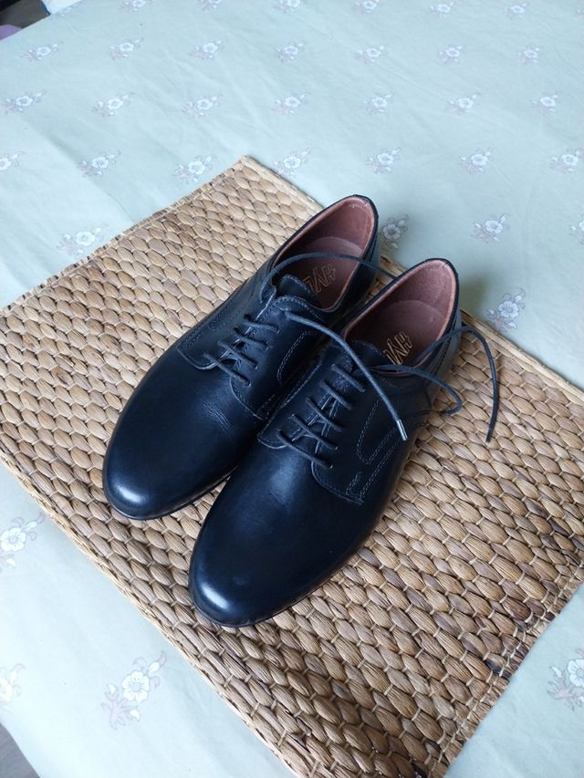 Zapatos negros Piel - Talla 42