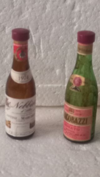 MINIATURE PRESEPE O CASA DELLE BAMBOLE BOTTIGLIE