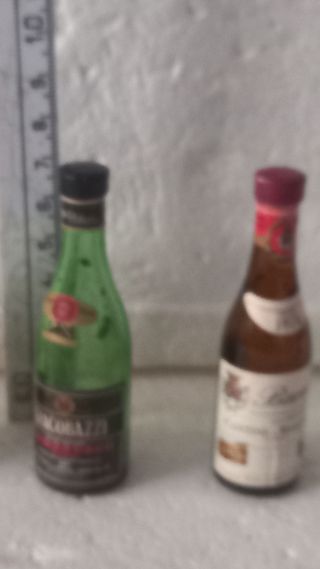 MINIATURE PRESEPE O CASA DELLE BAMBOLE BOTTIGLIE