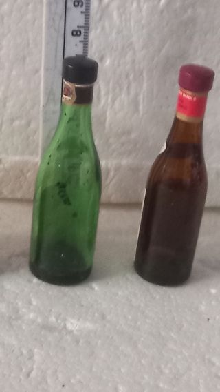 MINIATURE PRESEPE O CASA DELLE BAMBOLE BOTTIGLIE