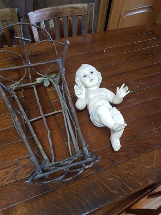Niño Jesús pesebre vintage