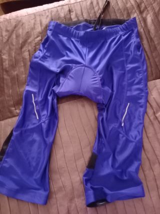 Mallas ciclismo hombre azul