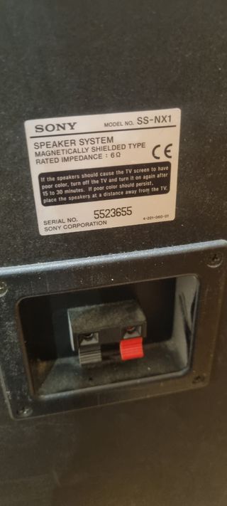 Altavoces Sony - sonido nítido