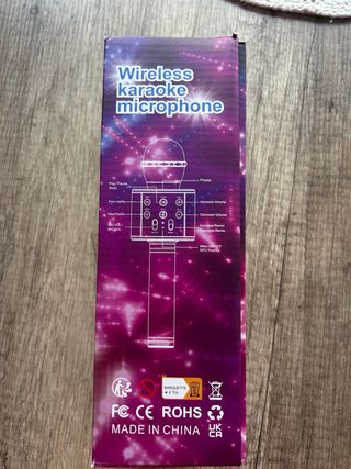 Micrófono Karaoke Infantil FW3C