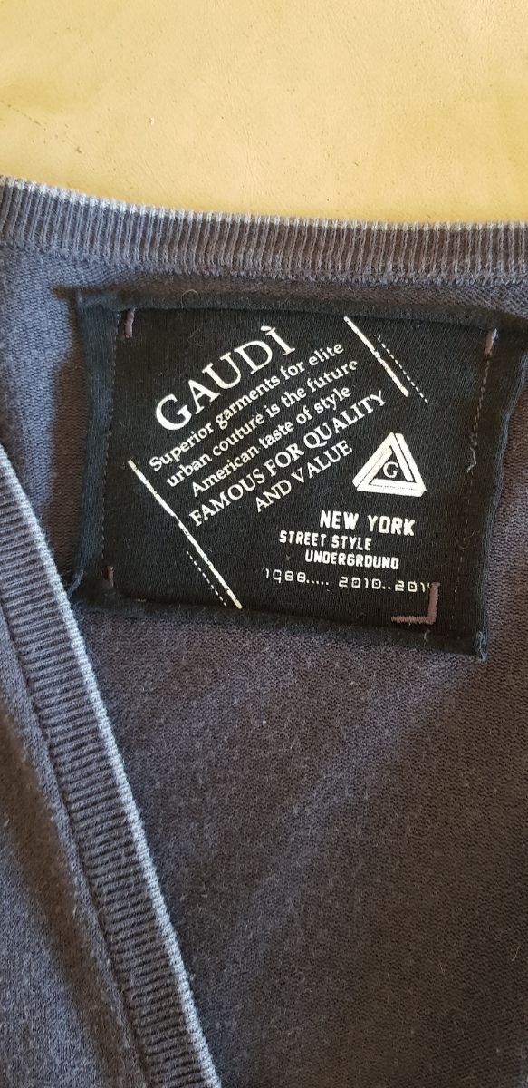 Cardigan Gaudí grigio uomo
