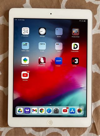 IMPECABLE iPad Air 16Gb Wifi + Celular plata