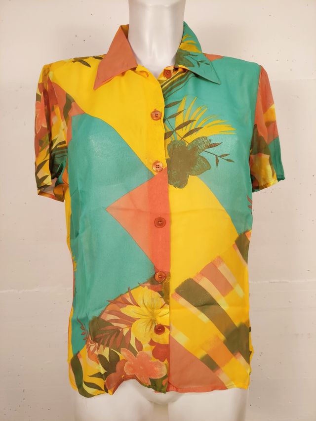 Camicia estiva donna stile Hawaii