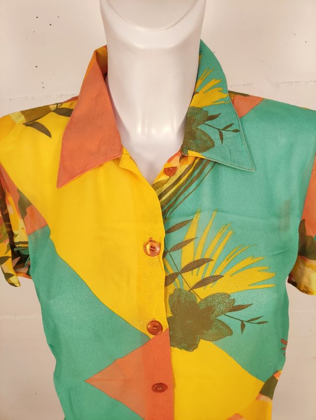 Camicia estiva donna stile Hawaii
