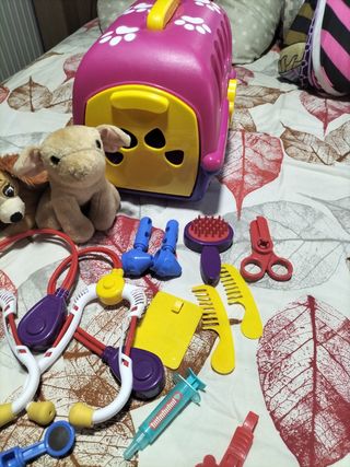 SET TRANSPORTIN VETERINARIO JUGUETE
