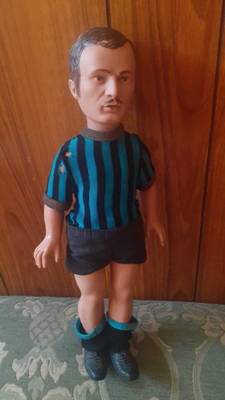 Bambola football player Inter Sandro Mazzola 1971