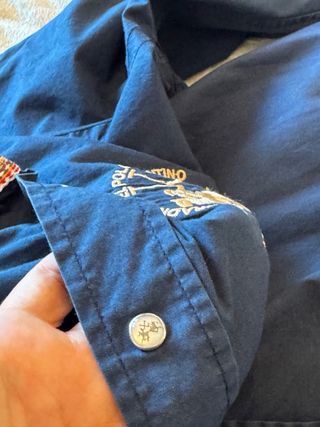 Camicia Maserati la Martina Uomo L Blu