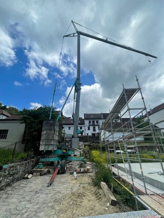 Grúa automontante cattaneo 16x16 usada - ocasión