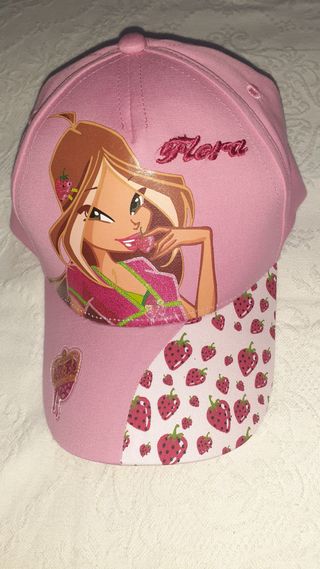 Cappellino ragazza Winx club Flora design fragole